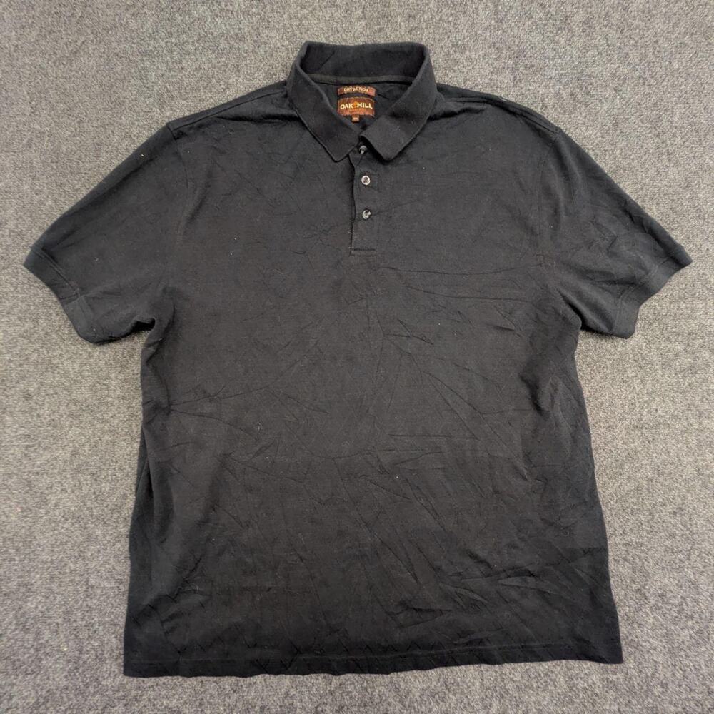 Oak Hill Polo Shirt Mens 3XL Dark Grey Golf Short Sleeve Collared Button Sports